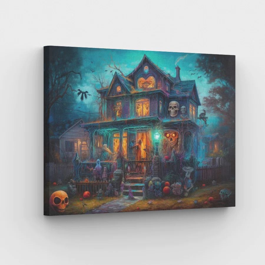 Spooky House - Paint by Numbers Kit