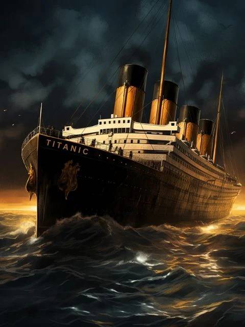 Titanic - Paint by Numbers Kit