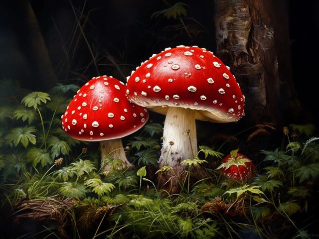 Toadstools - Paint by Numbers Kit