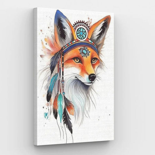 Tribal Fox - Paint by Numbers Kit