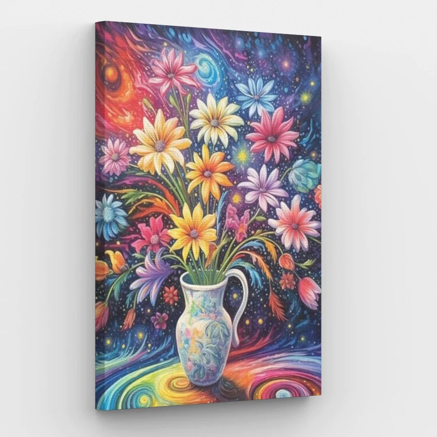 Vase Full of Flowers - Paint by Numbers Kit