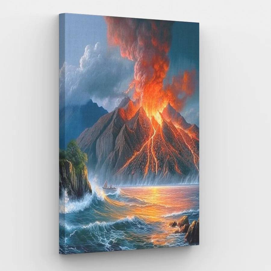 Volcano - Paint by Numbers Kit