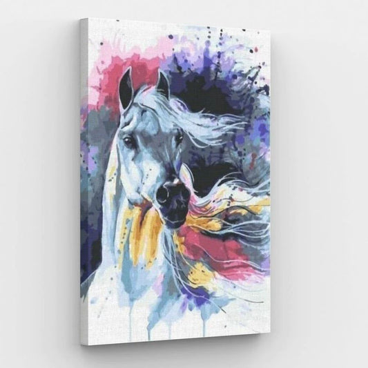 Watercolor Horse - Paint by Numbers Kit