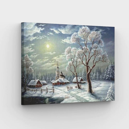 Winter Landscape - Paint by Numbers Kit