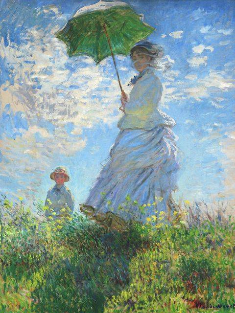 Claude Monet - Woman with a Parasol - Paint by Numbers Kit