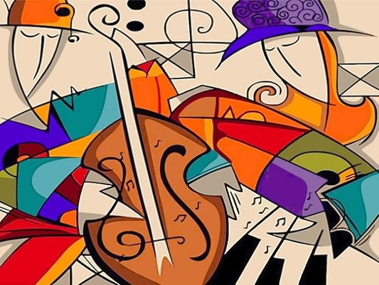 Abstract Music - Paint by Numbers Kit