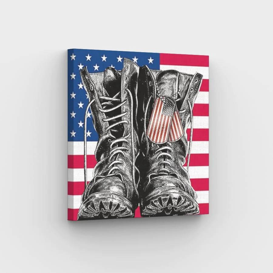 American Boots - Paint by Numbers Kit