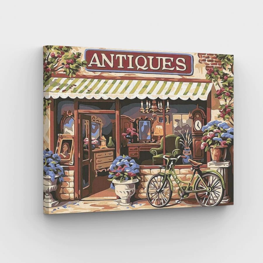 Antiques Store - Paint by Numbers Kit