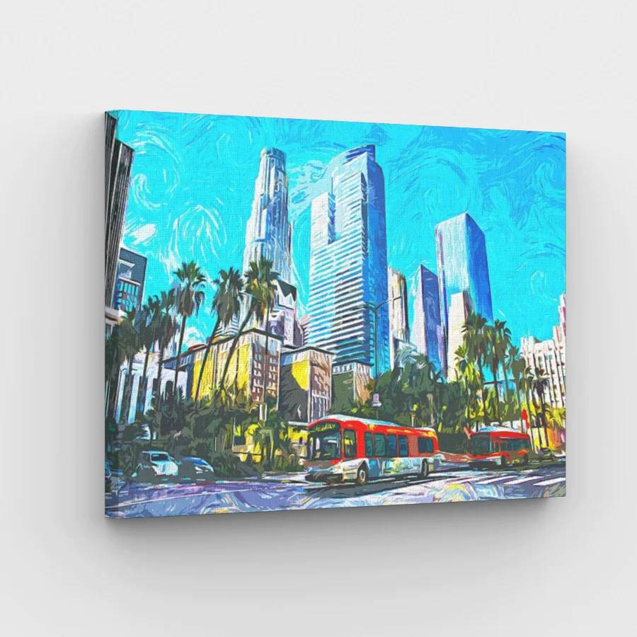 Beauty of Los Angeles - Paint by Numbers Kit
