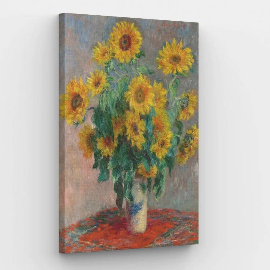 Claude Monet - Bouquet of Sunflowers - Paint by Numbers Kit