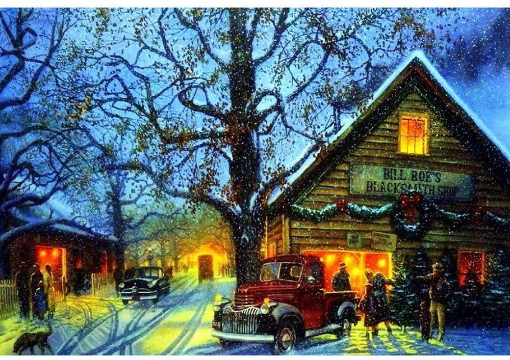 Christmas House Car - Paint by Numbers Kit