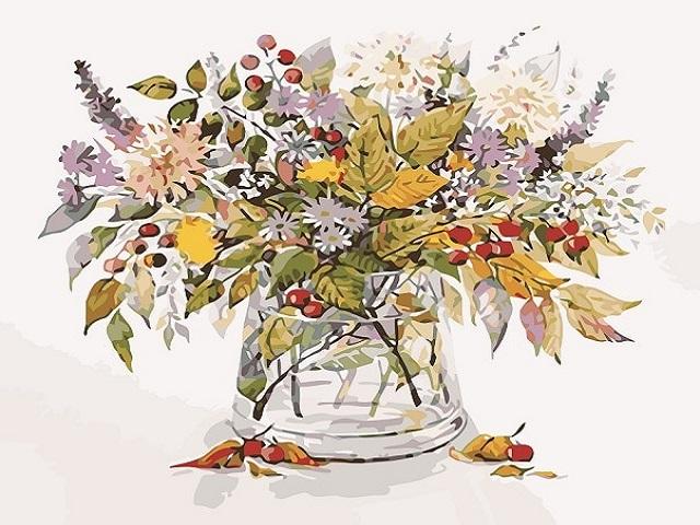 Flowers Bouquet - Paint by Numbers Kit