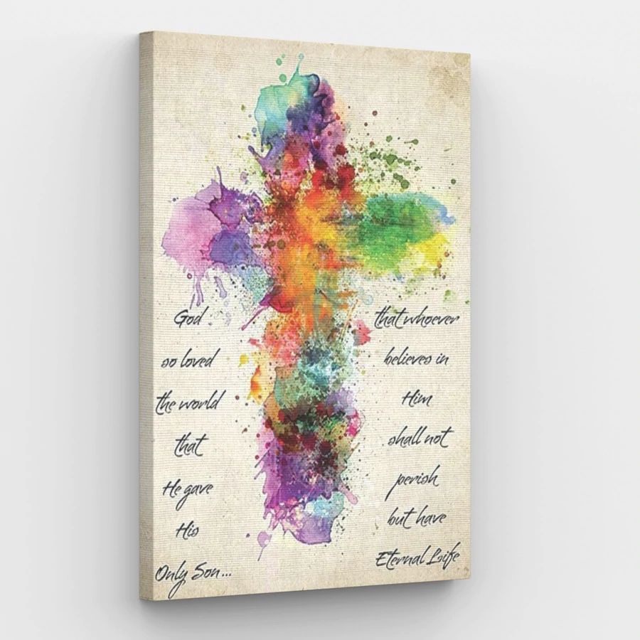 God Loves the World - Paint by Numbers Kit