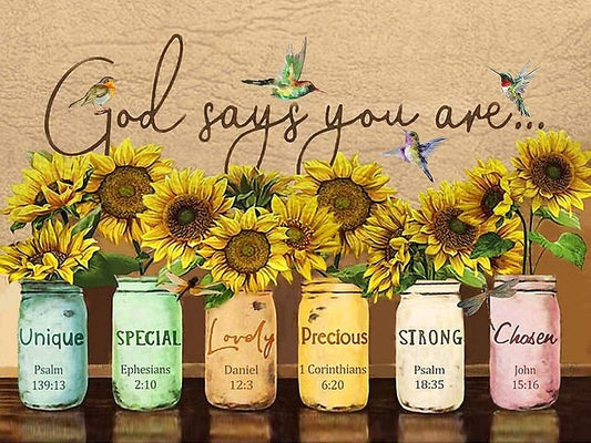 God Says - Paint by Numbers Kit