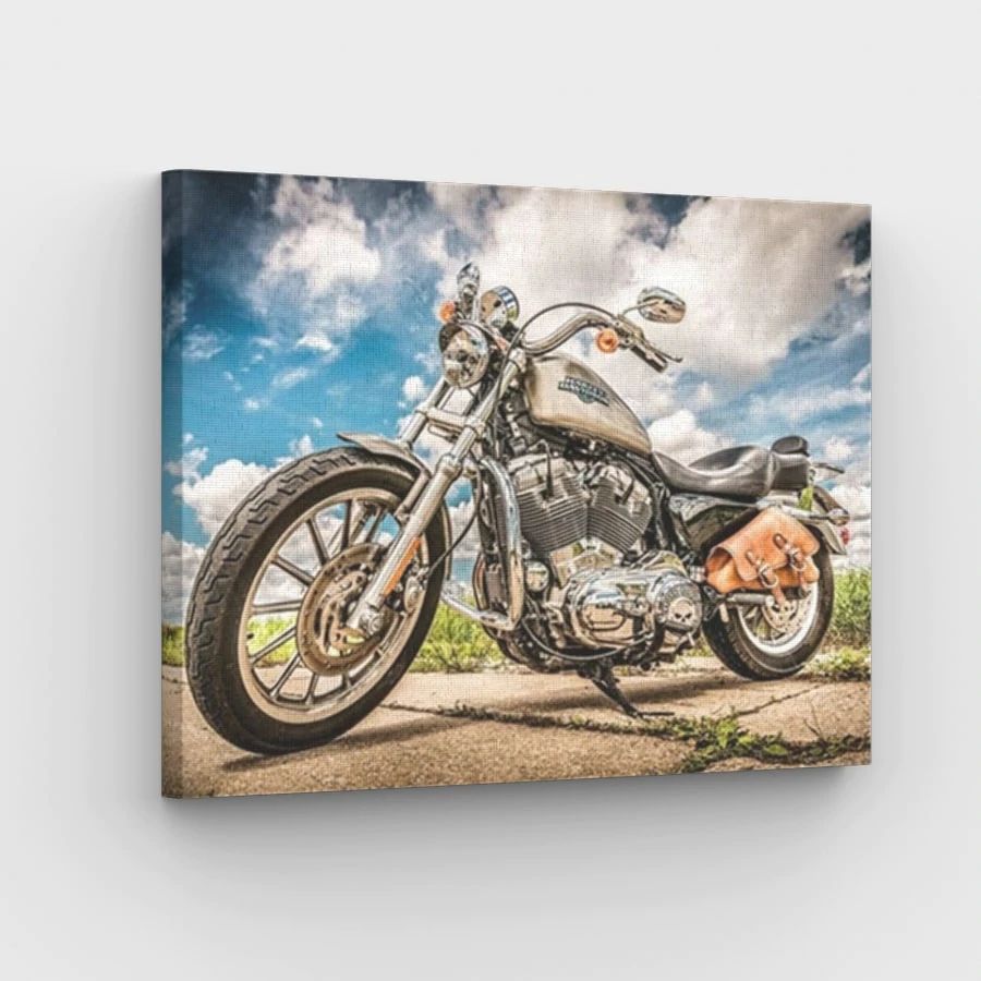 Harley-Davidson Bike - Paint by Numbers Kit