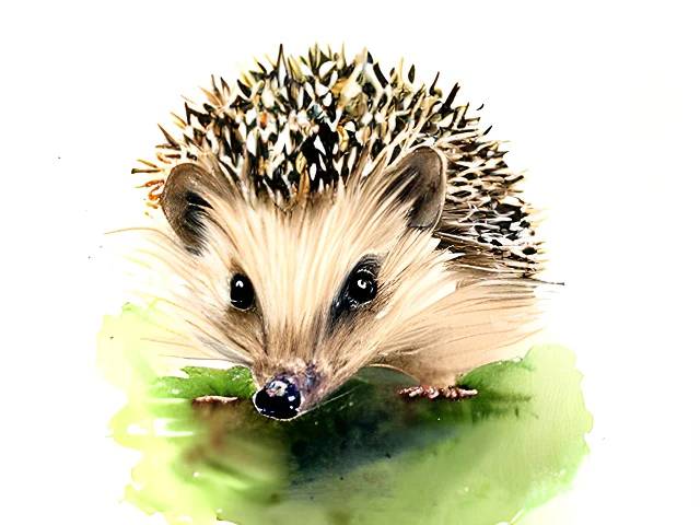 Hedgehog - Paint by Numbers Kit