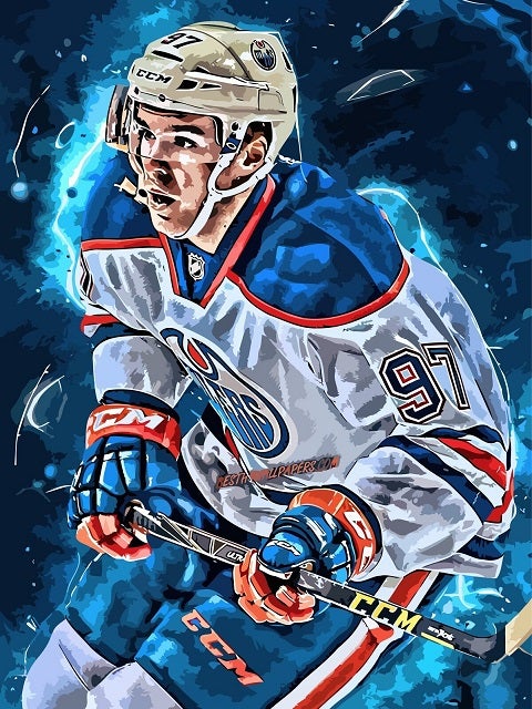 Hockey Player - Paint by Numbers Kit