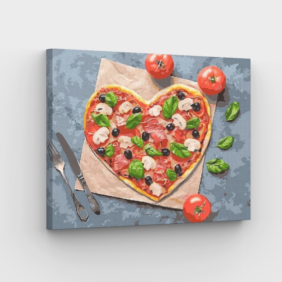 I Love Pizza - Paint by Numbers Kit