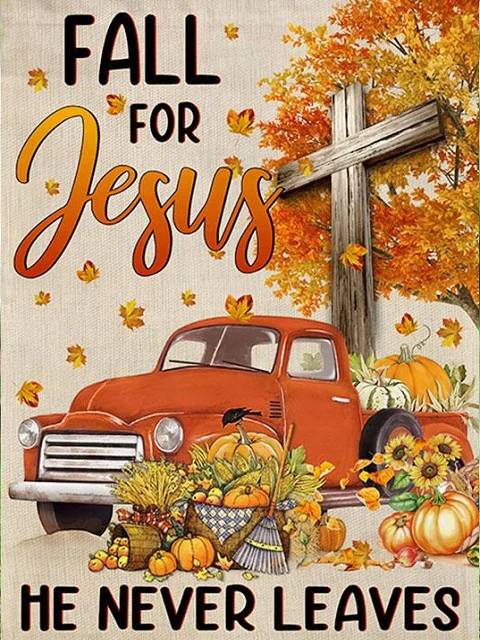 Jesus Never Leaves - Paint by Numbers Kit
