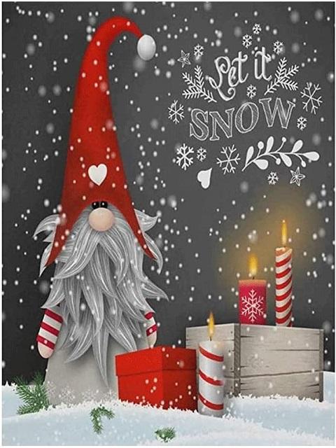 Let it Snow Dwarf - Paint by Numbers Kit