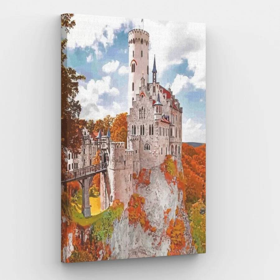 Liechtenstein Castle - Paint by Numbers Kit