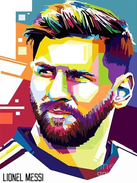 Lionel Messi - Paint by Numbers Kit