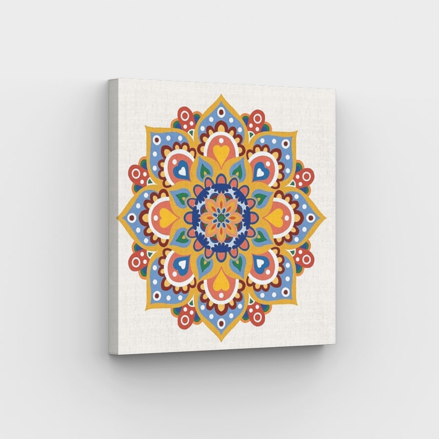 Mandala of Hearts - Paint by Numbers Kit