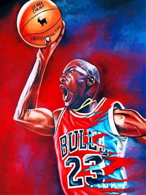 Michael Jordan - Paint by Numbers Kit