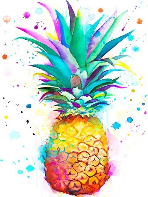 Pineapple - Paint by Numbers Kit
