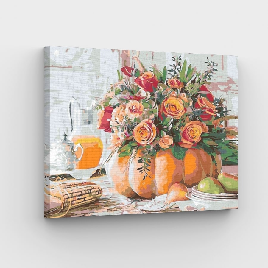 Pumpkin Vase - Paint by Numbers Kit