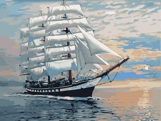 Sailboat - Paint by Numbers Kit