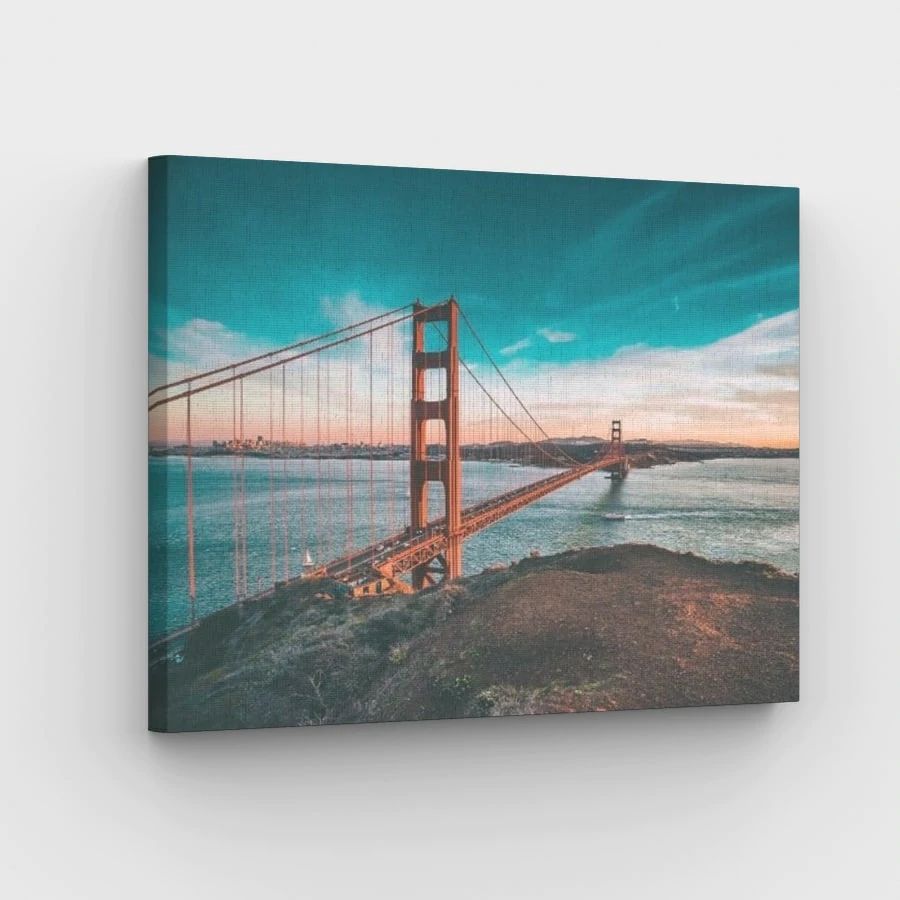 San Francisco Golden Gate Bridge - Paint by Numbers Kit