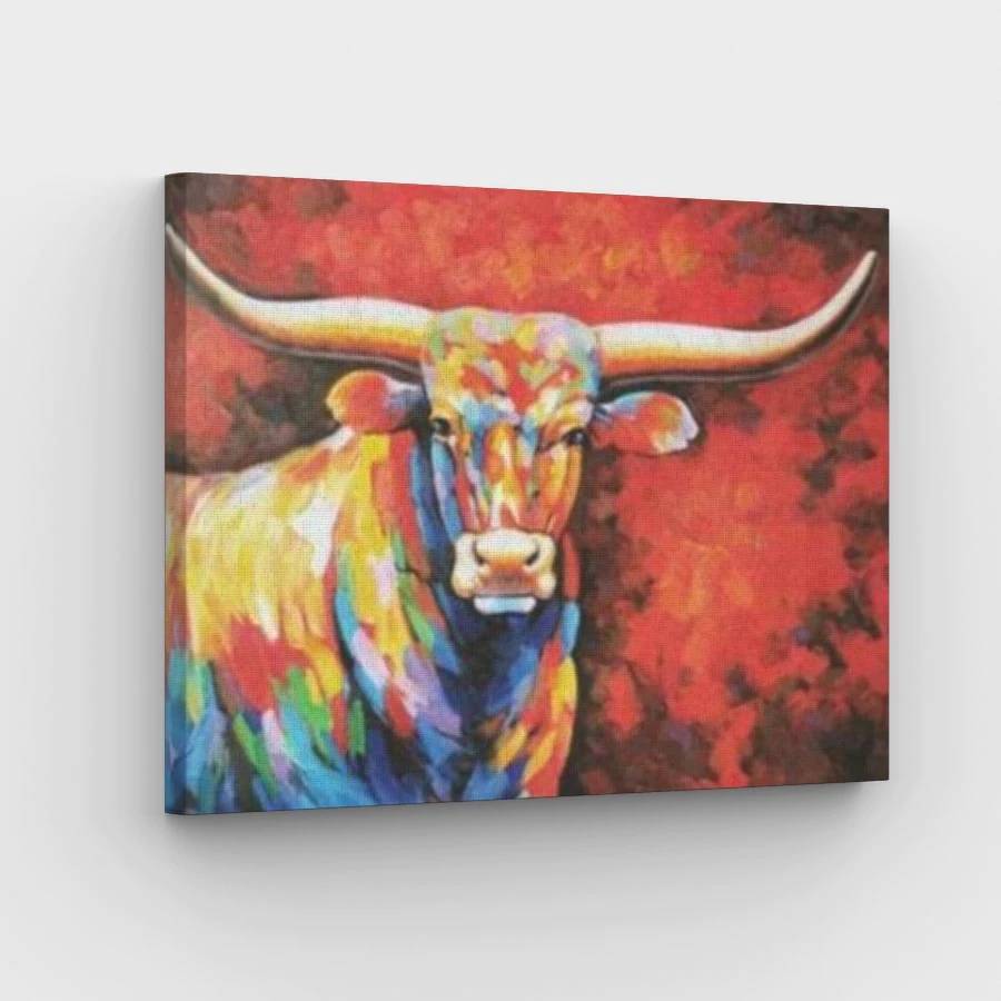 Texas Longhorn - Paint by Numbers Kit