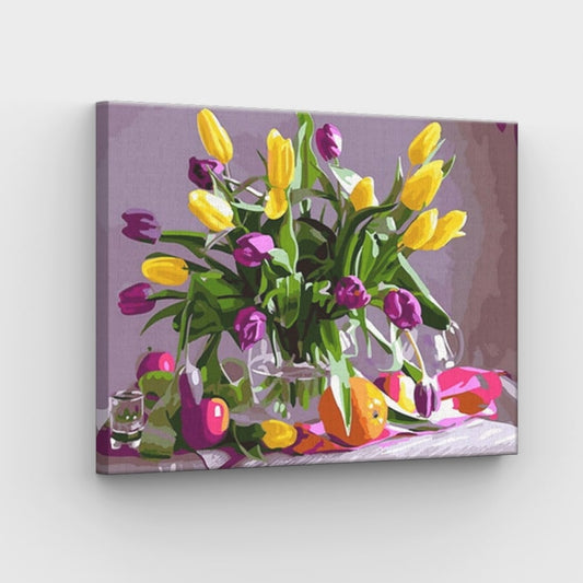 Tulips Still Life - Paint by Numbers Kit