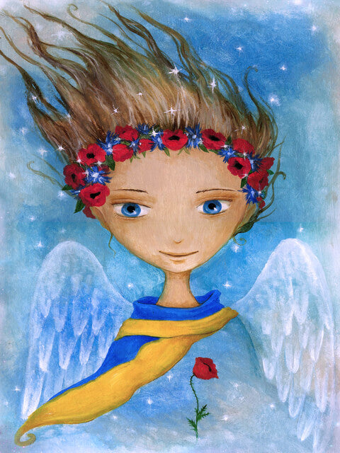 Ukrainian Angel - Paint by Numbers Kit