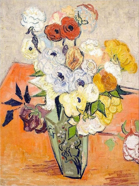 Van Gogh - Japanese Vase - Paint by Numbers Kit
