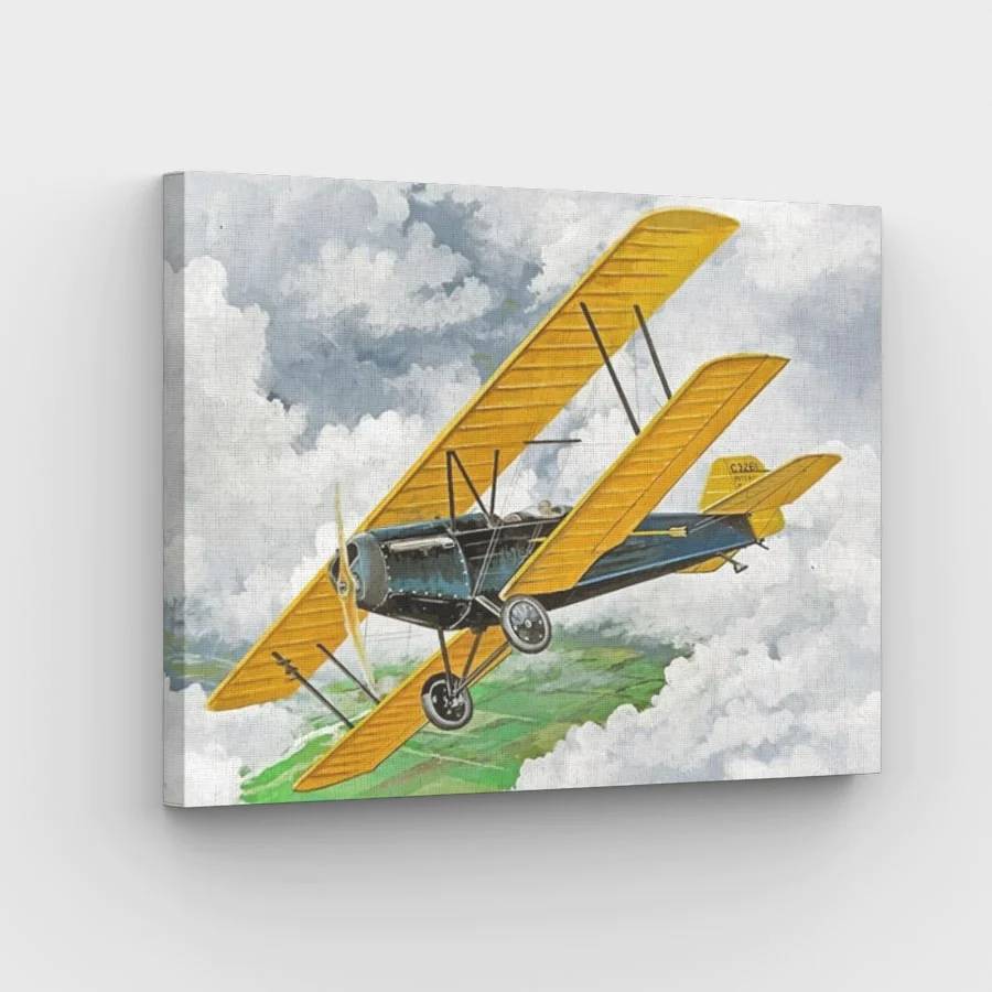 Vintage Airplane - Paint by Numbers Kit
