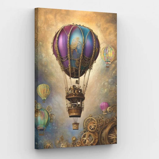 A Balloon Fantasy of Jules Verne - Paint by Numbers Kit