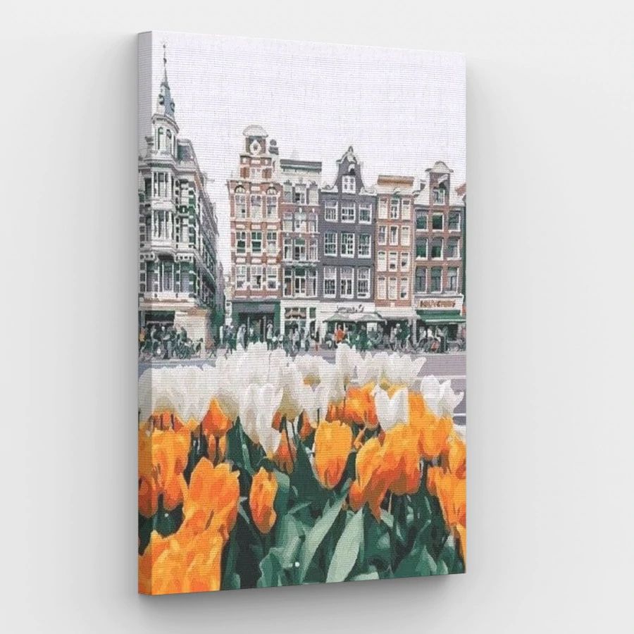 Amsterdam Tulips - Paint by Numbers Kit