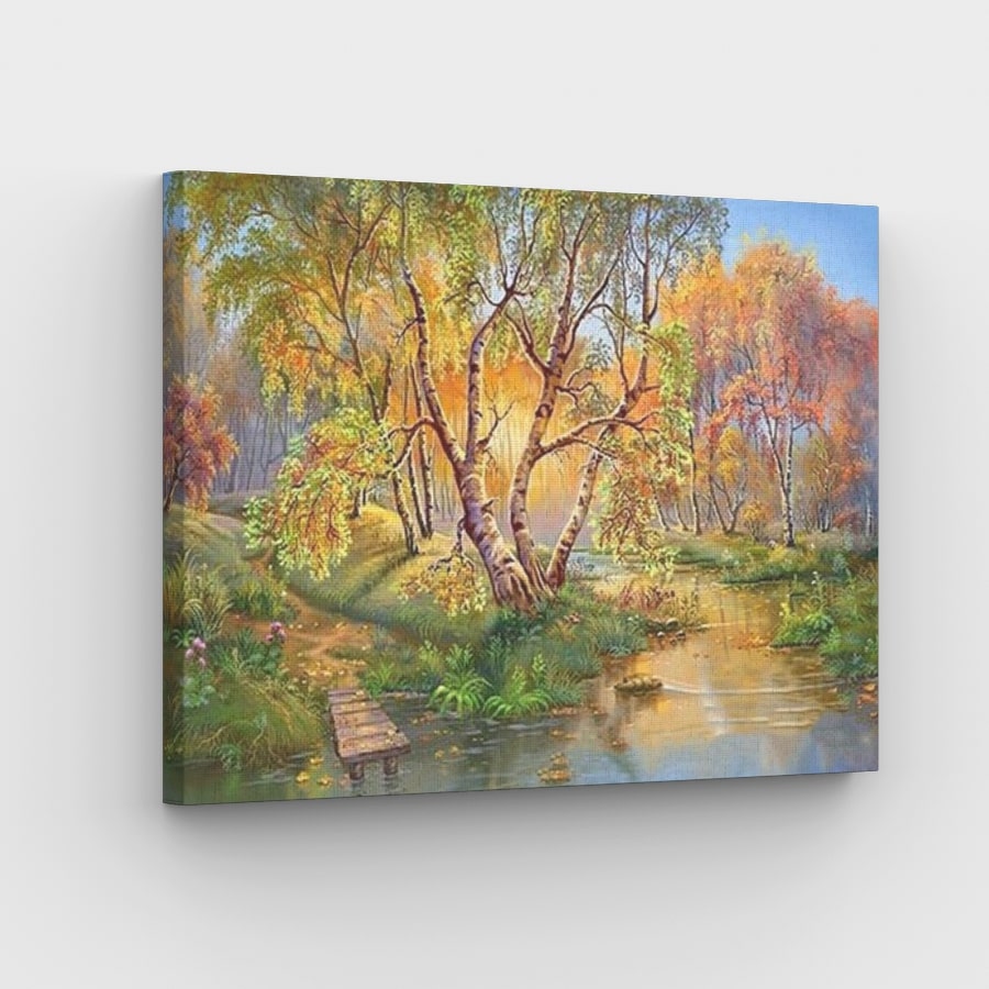 Autumn Birches - Paint by Numbers Kit
