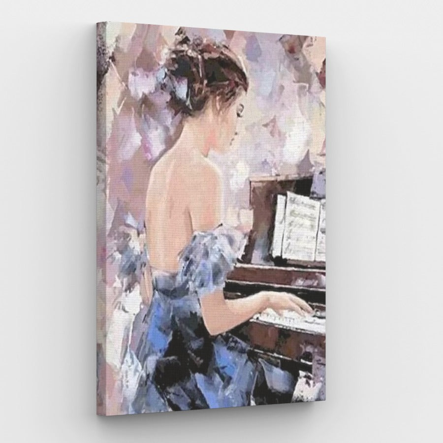 Beautiful Pianist - Paint by Numbers Kit