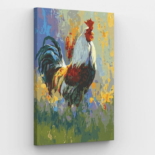 Beautiful Rooster - Paint by Numbers Kit