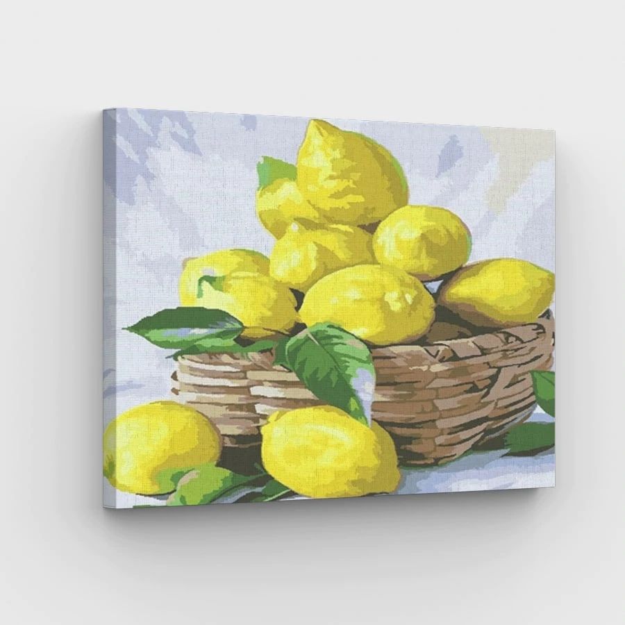 Bucket of Lemons - Paint by Numbers Kit