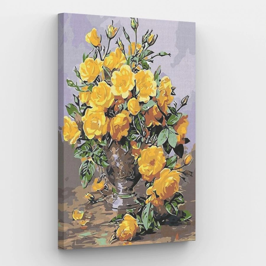 Bunch of Yellow Flowers - Paint by Numbers Kit