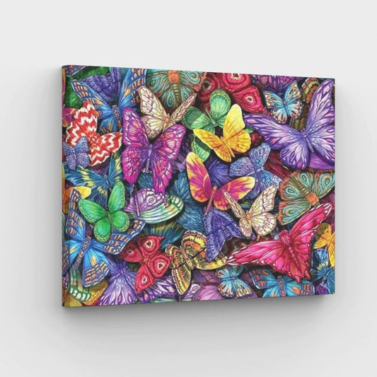 Butterfly Mosaic - Paint by Numbers Kit