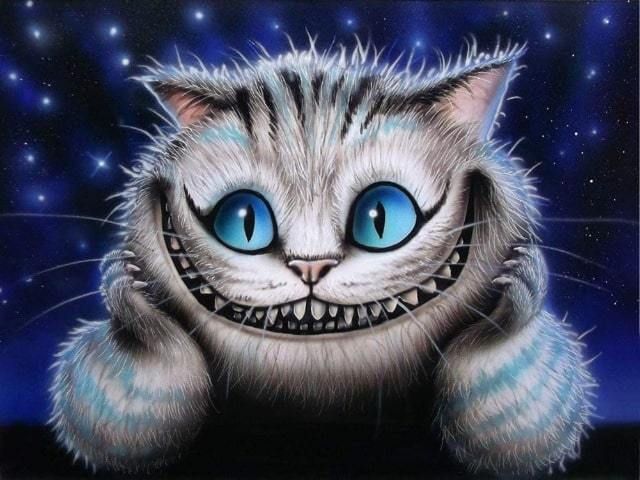 Cheshire Cat Smile - Paint by Numbers Kit