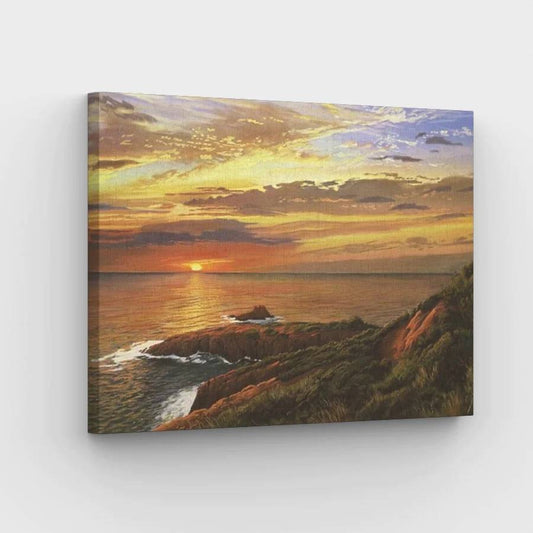 Cliff Sunset - Paint by Numbers Kit
