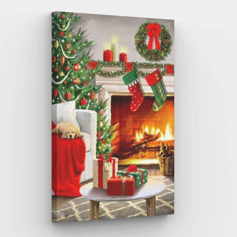 Cozy Christmas Time - Paint by Numbers Kit