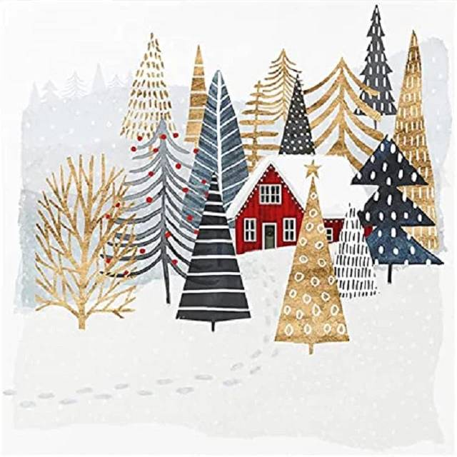 Easy Painting Winter Time - Paint by Numbers Kit