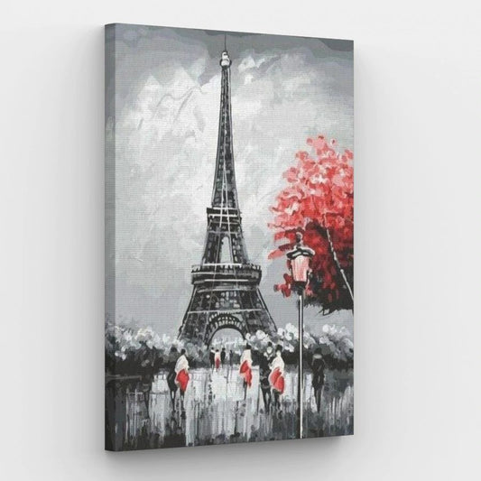 Eiffel Tower in Paris - Paint by Numbers Kit